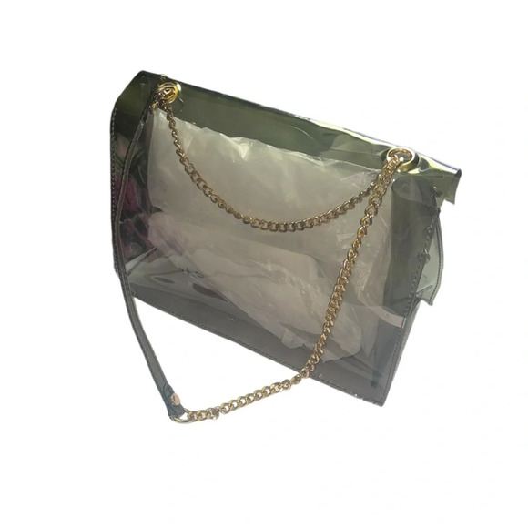 NWT Women’s Clear Studded Purse - Picture 5 of 8